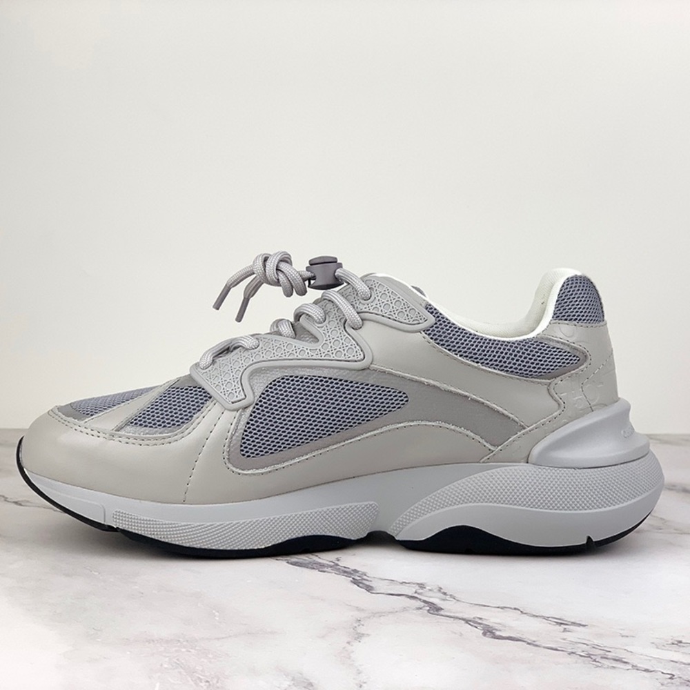 Dior B24 Grey Silver Sneakers